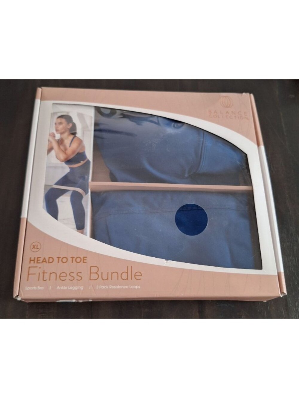 NWB Balance Collection Head To Toe Blue Fitness BundleSz. XL